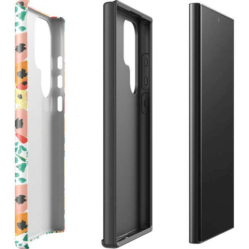 Bouffants and Broken Hearts Geometric Flowers Galaxy S25 Ultra Impact Case